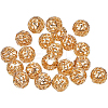BENECREAT Brass Beads KK-BC0004-24G-1