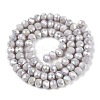 Electroplate Glass Beads Strands LS-EGLA-A044-P6mm-B19-3