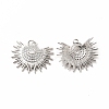 Rack Plating Brass Micro Pave Cubic Zirconia Pendants KK-K165-14P-2