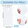 8Pcs Acrylic Heat Transfer Big Pendants FIND-SP0003-10C-2