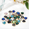 20Pcs 10 Colors Golden Plated Alloy Pendants FIND-FI0001-24-4