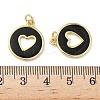 Brass Enamel Pendants KK-M207-D02-07-1-3