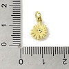 Brass Micro Pave Cubic Zirconia Charms KK-M283-23E-01-3