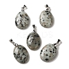 Natural Sesame Jasper Pendants G-Z055-03P-07-1