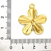 Ion Plating(IP) 304 Stainless Steel Pendants X-STAS-K293-07G-3