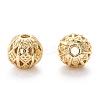 Alloy Hollow Beads PALLOY-P238-06G-RS-3