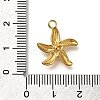 Ion Plating(IP) 304 Stainless Steel Rhinestone Pendants STAS-A104-16G-01-3