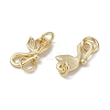 Brass Hook and S-Hook Clasps KK-G497-25G-2