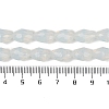 Electroplate Imitation Jade Glass Beads Strands EGLA-N013-J4mm-D02-4