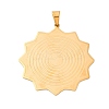 304 Stainless Steel Big Pendants STAS-U043-07A-G-1