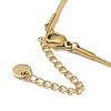 304 Stainless Steel Snake Chain Necklaces NJEW-I126-01G-3