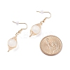 Natural Stone Braided Dangle Earring EJEW-JE04845-5