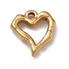 304 Stainless Steel Charms SA-B007-02G-D-1