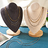 16Pcs 4 Style 304 Stainless Steel Chain Necklaces NJEW-TAC0026-8