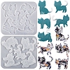 DIY Silicone Pendant Molds SIMO-PW0016-37-1