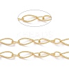Brass Twisted Oval Link Chains CHC-K013-11G-2