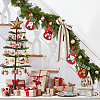 12Pcs 4 Styles Cloth Christmas Stocking Gift Bag Pendant Decoration FIND-SP0020-60D-7