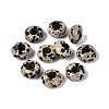 Natural Dalmatian Jasper European Beads G-N359-17A-05-1