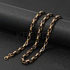 Titanium Steel Byzantine Chains Necklace for Men's FS-WG56795-207-1
