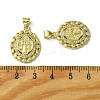 Brass Micro Pave Cubic Zirconia Pendants KK-H472-53I-G-3