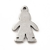 Non-Tarnish 201 Stainless Steel Pendants STAS-H172-05P-1