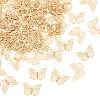 80Pcs Rack Plating 304 Stainless Steel Filigree Connerctor Charms STAS-UN0058-83-1