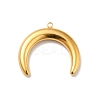 Ion Plating(IP) 304 Stainless Steel Pendants STAS-I197-018B-G-2