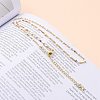 304 Stainless Steel Link Chain Necklaces NJEW-JN03084-02-4