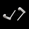 Hypoallergenic Bioceramics Zirconia Ceramic Stud Earrings EJEW-F340-04J-2