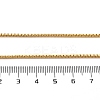 1.8mm Rack Plating Brass Box Chain Necklaces for Women Men MAK-L044-60G-2-5