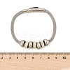 304 Stainless Steel Mesh Chain Bracetls for Women BJEW-Z087-16P-5