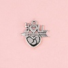 Valentine's Day Tibetan Style Alloy Pendants FIND-CJC0019-25F-1