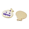 Halloween Theme Rack Plating Alloy Enamel Pendants PALLOY-F311-02G-2