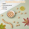 100Pcs Silicone Beads Round Rubber Bead 15MM Loose Spacer Beads for DIY Supplies Jewelry Keychain Making JX445A-2
