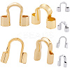 240Pcs 4 Styles Brass Wire Guardian and Protectors KK-BBC0019-11-1