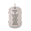 Non-Tarnish 304 Stainless Steel Pendants STAS-K283-04P-1