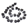 Natural Black Tourmaline Beads Strands G-E569-R08-2