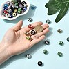 Rondelle Mixed Style Handmade Lampwork European Large Hole Beads LPDL-R007-5