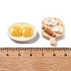 Cute Mini Cartoon Food Series Resin Cabochons CRES-I038-02C-3