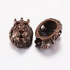 Tibetan Style Alloy Beads PALLOY-F200-08R-2