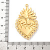 304 Stainless Steel Enamel Pendants STAS-D362-01G-06-3