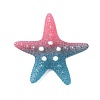 Gradient Color Opaque Resin Decoden Cabochons CRES-P036-01B-04-1
