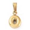 316L Surgical Stainless Steel Charms STAS-G315-01G-O-1
