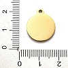 304 Stainless Steel Pendants STAS-H438-05G-01-3