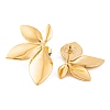 Ion Plating(IP) 304 Stainless Steel Stud Earrings for Women EJEW-L272-034G-04-2