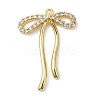 Rack Plating Brass Micro Pave Clear Cubic Zirconia Pendants LS-KK-H463-12G-1