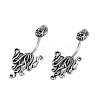 Octopus 316 Surgical Stainless Steel Belly Button Rings EJEW-G416-07AS-4