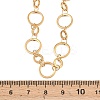 304 Stainless Steel 6MM and 10MM Ring Link Chain Necklaces NJEW-P343-02A-G-5