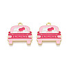 Valentine's Day Alloy Enamel Pendants ENAM-T023-24B-1