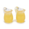 Resin Macaron Juice Glass Cabochons DIY-B014-03C-1